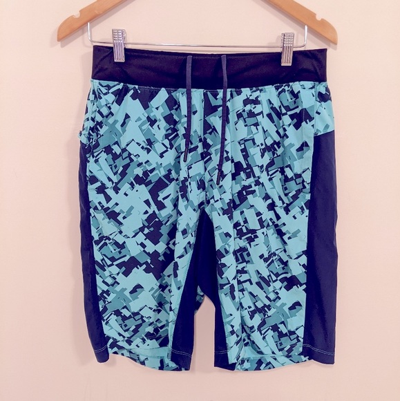 Lululemon Mens T.H.E. Short 11"  Tip Top Arctic Teal Hero Blue M - Picture 6 of 15